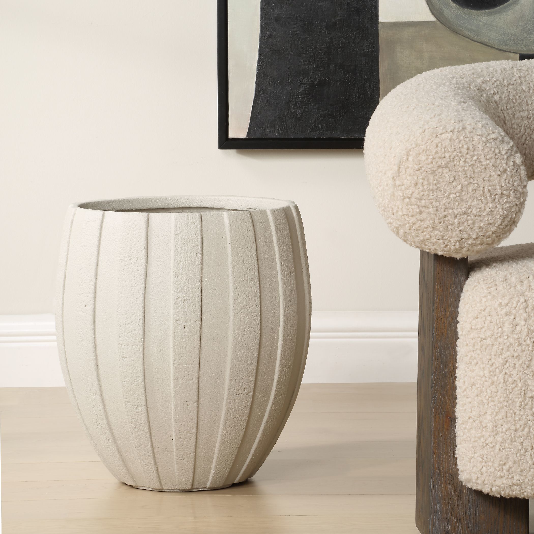 Ridgehaven Natural Outdoor Planter