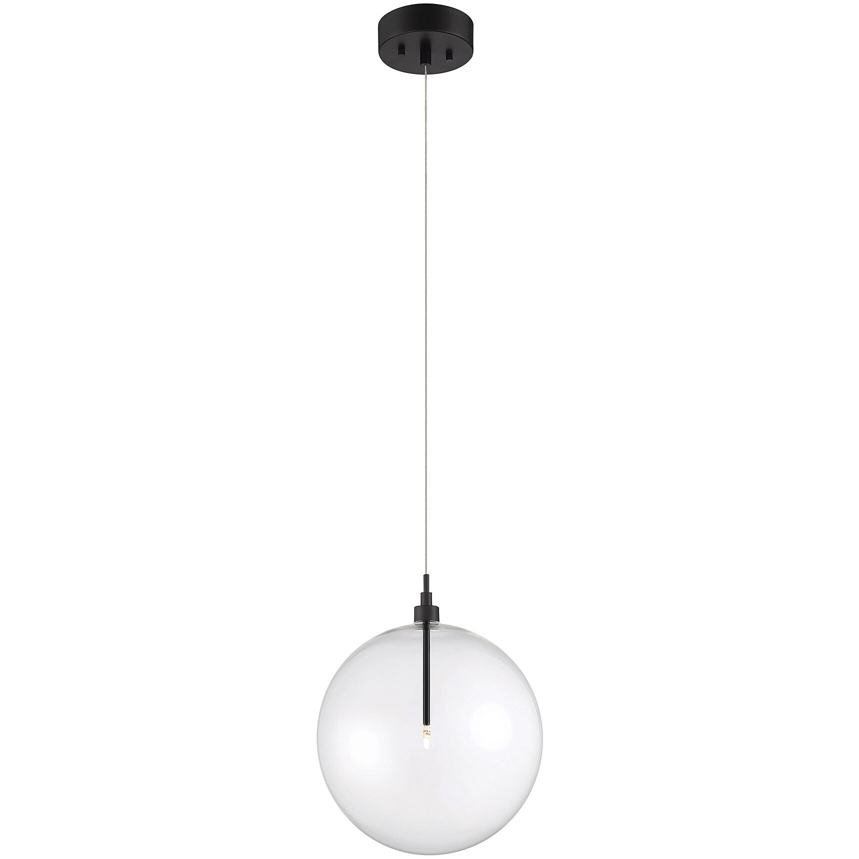 Modern LED 14 inch Oil Rubbed Bronze Pendant Ceiling Light