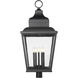 Raphael 5 Light 40.75 inch Sand Black Outdoor Post Mount Fixture in Soft Sand Black