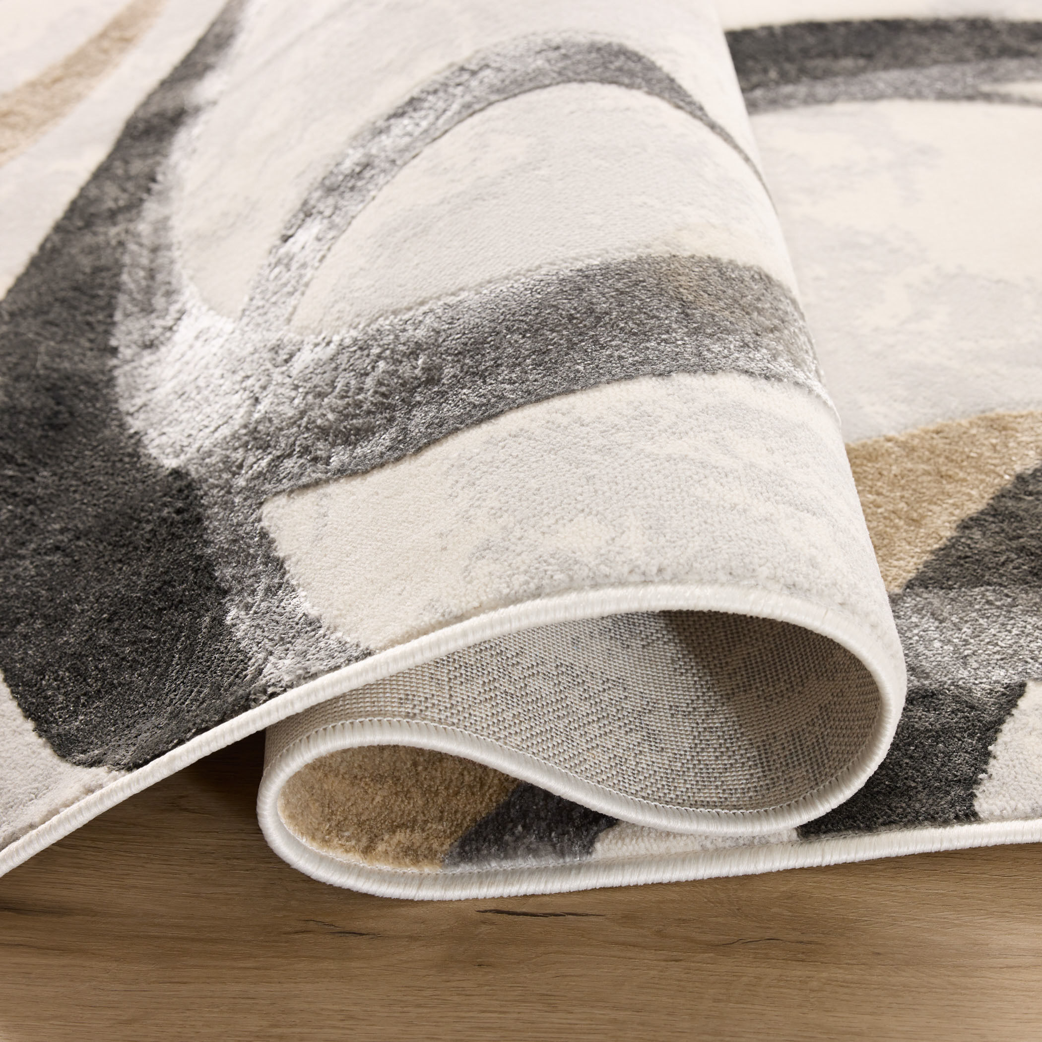 Fatima 36 X 24 inch Mineral Tones Rug in 2 x 3