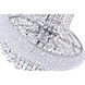 Empire 8 Light 18 inch Chrome Down Chandelier Ceiling Light