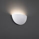 Collette 1 Light 2.88 inch White ADA Wall Sconce Wall Light in 3500K, dweLED