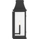 Talburn 2 Light 24.25 inch Sand Coal Black Outdoor Wall Lantern
