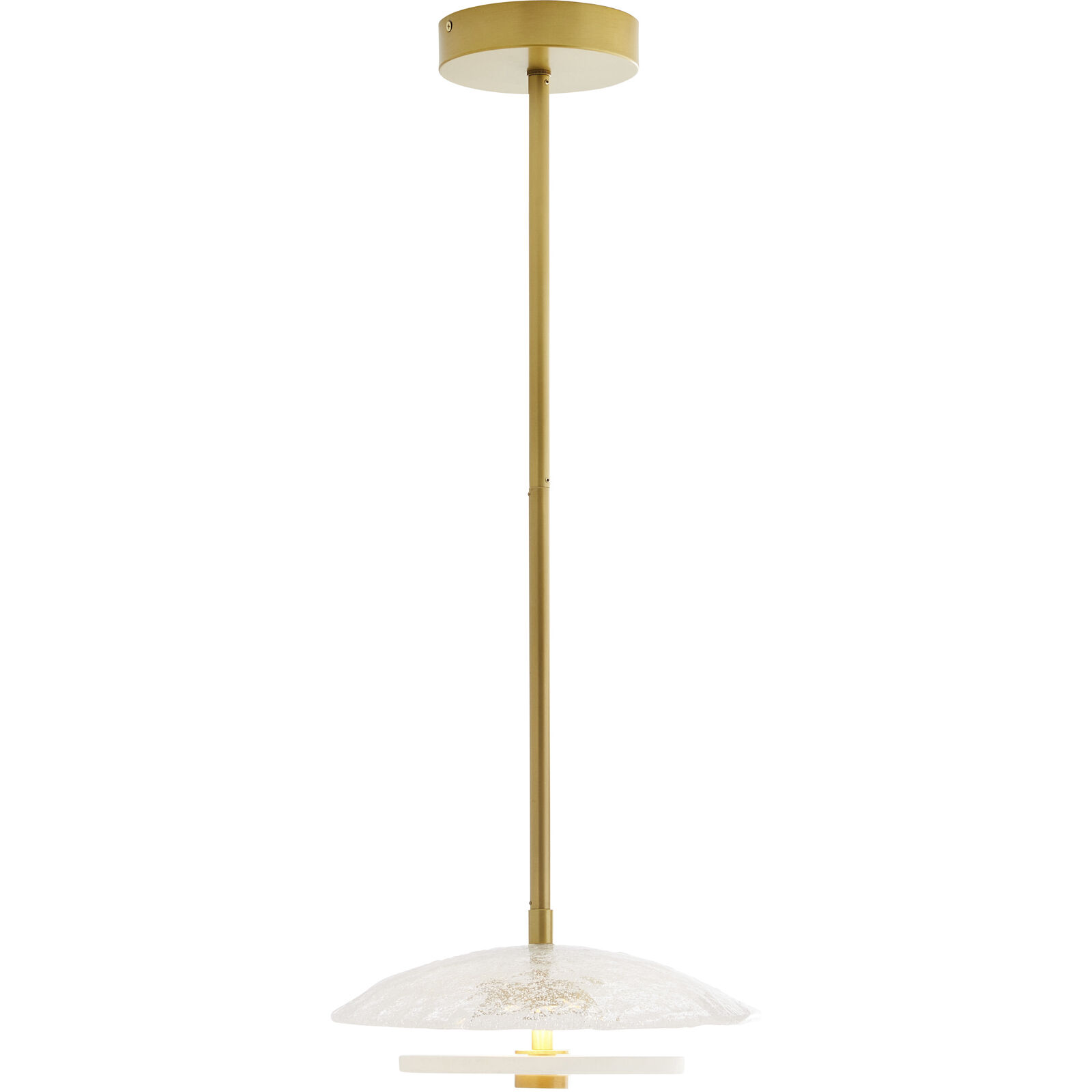 Mohegan 1 Light 12 inch Clear and Antique Brass Pendant Ceiling Light