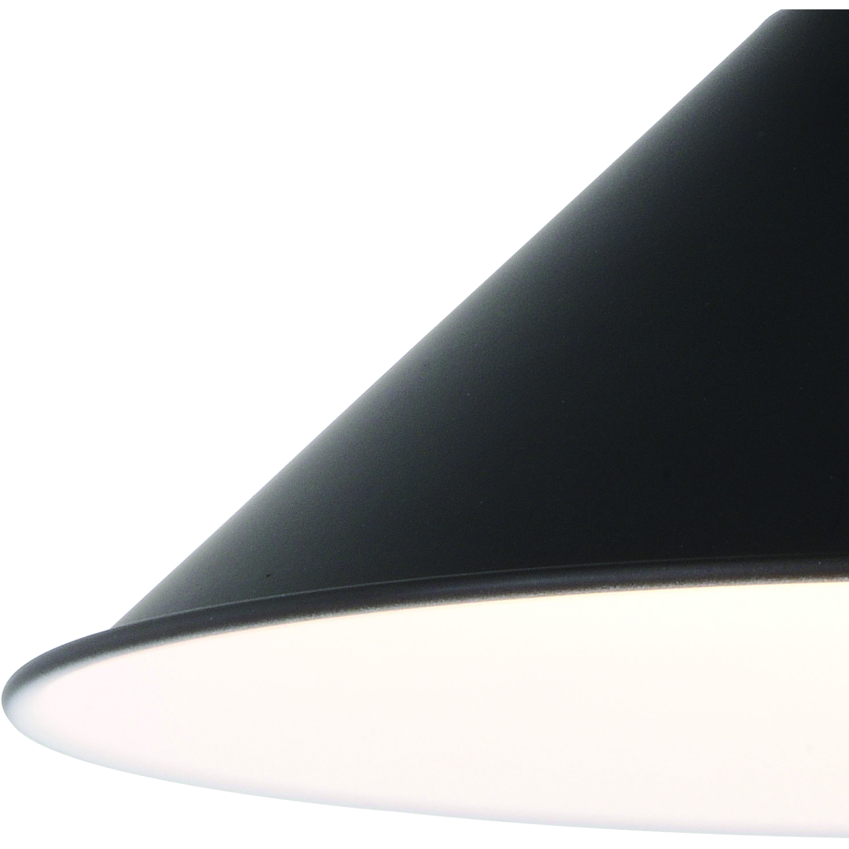 Akron LED 12 inch Oil Rubbed Bronze and Matte White Pendant Ceiling Light