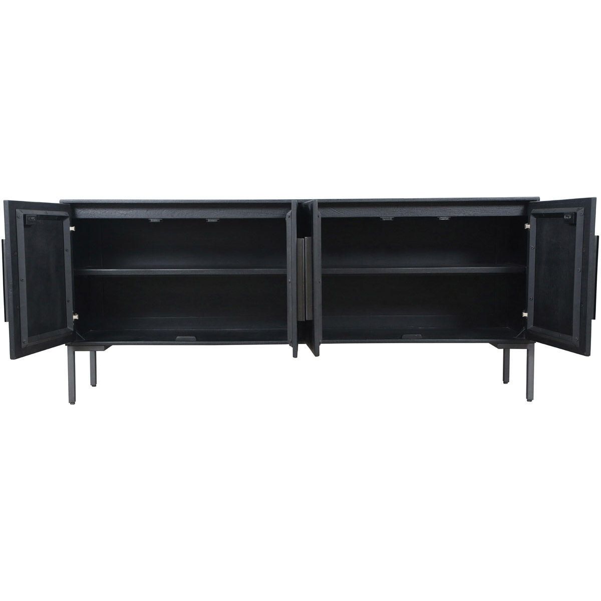 Moe s Home Fishbone Sideboard Black