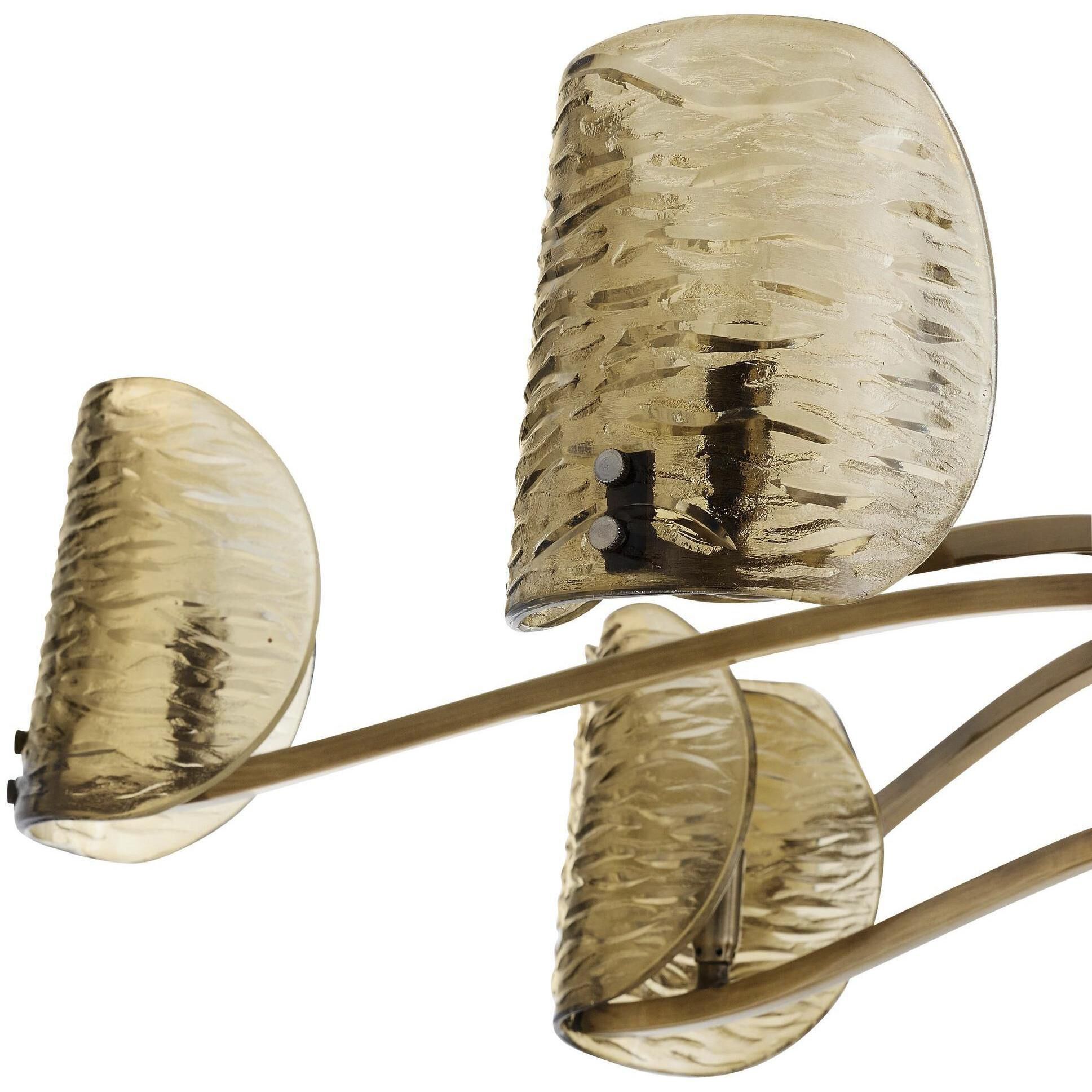 Natasha 9 Light 43 inch Antique Brass Chandelier Ceiling Light