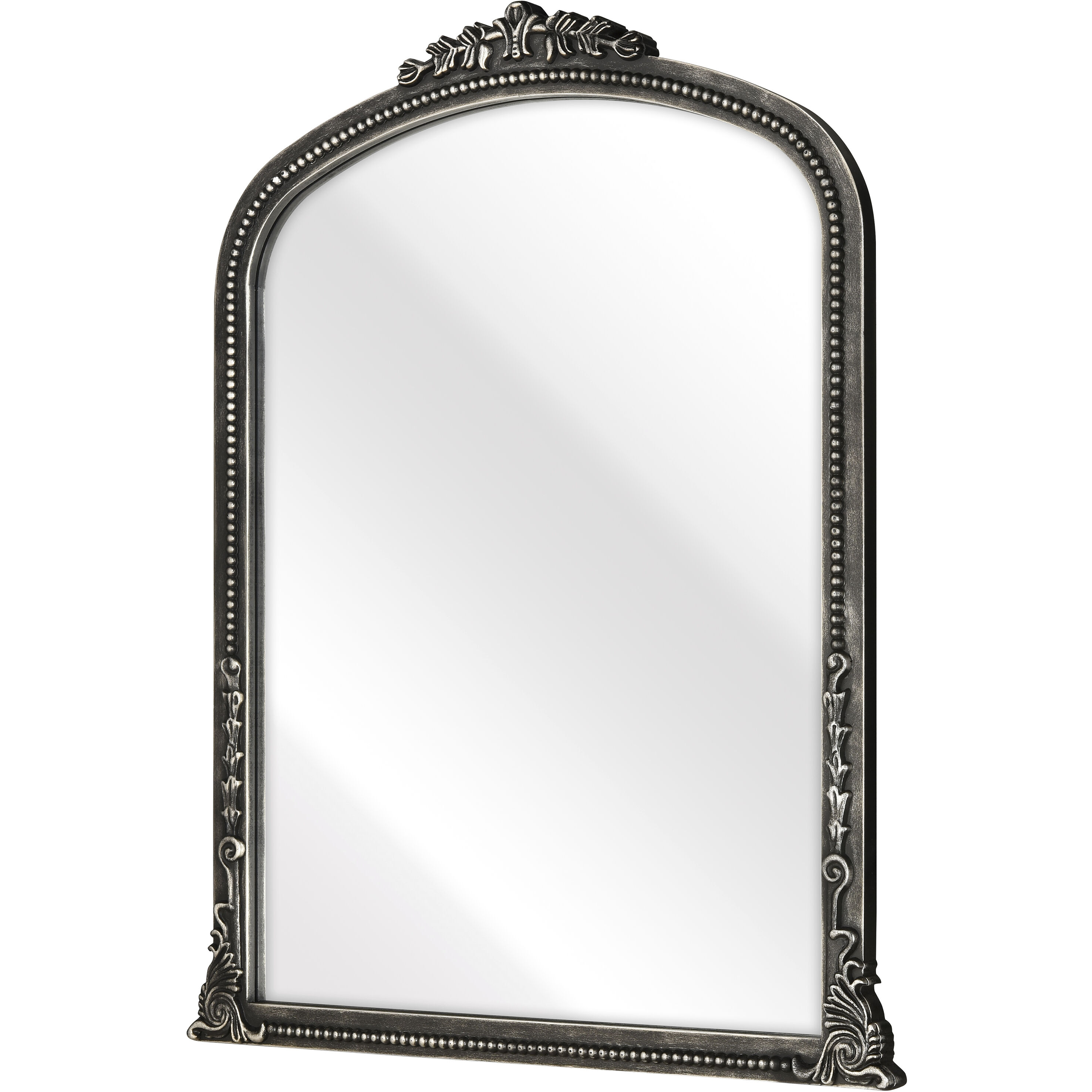 Lise 35.5 X 27 inch Aged Black with Mirror Wall Mirror