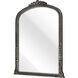 Lise 35.5 X 27 inch Aged Black with Mirror Wall Mirror