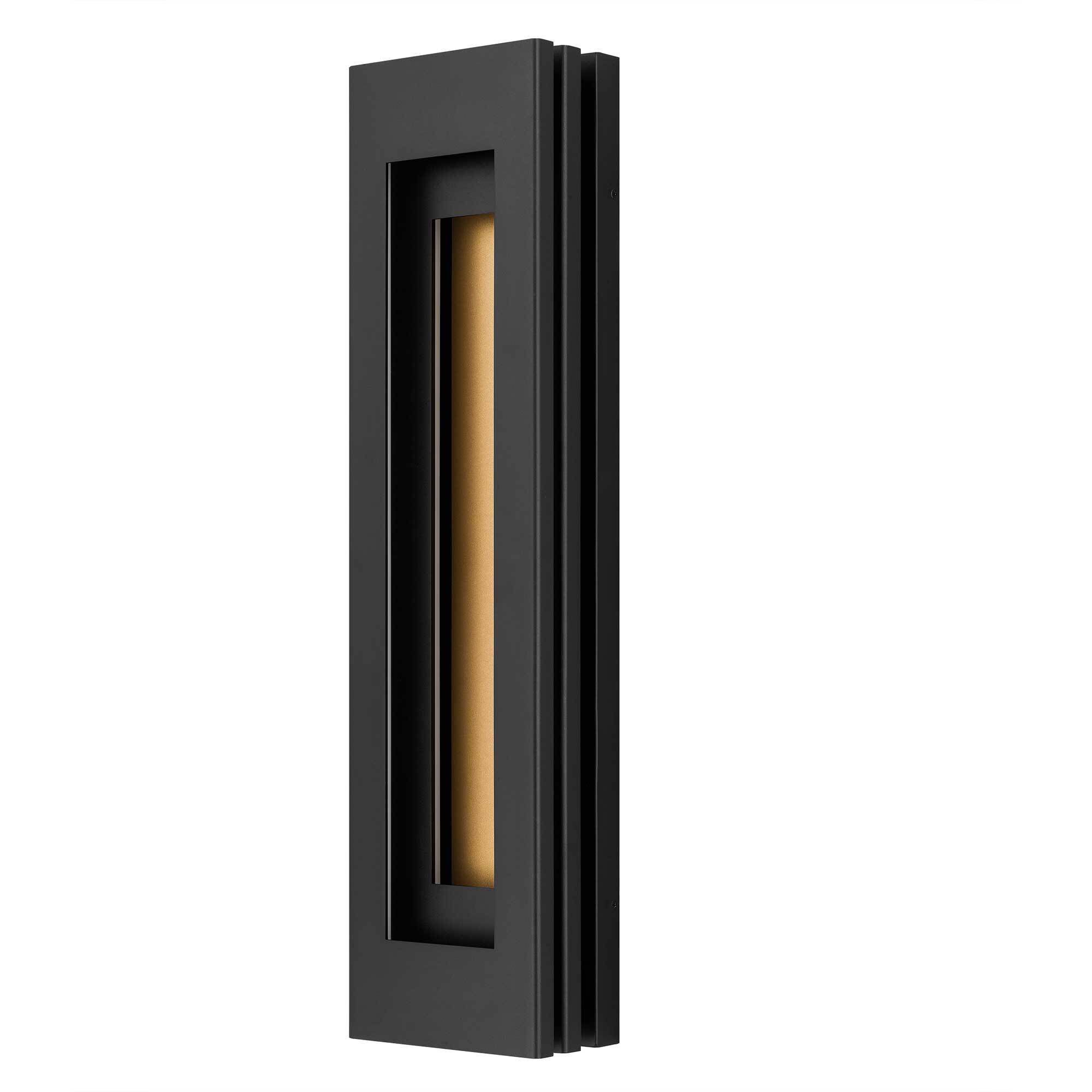 Layer LED 30 inch Sand Black Outdoor Wall Sconce