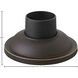 Isaac 7 inch Oil Rubbed Bronze Outdoor Pier Mount Base