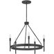 Tress 5 Light 25 inch Forged Iron Indoor Chandelier Ceiling Light