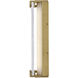 Zayde LED 16 inch Heritage Brass Outdoor Wall Mount