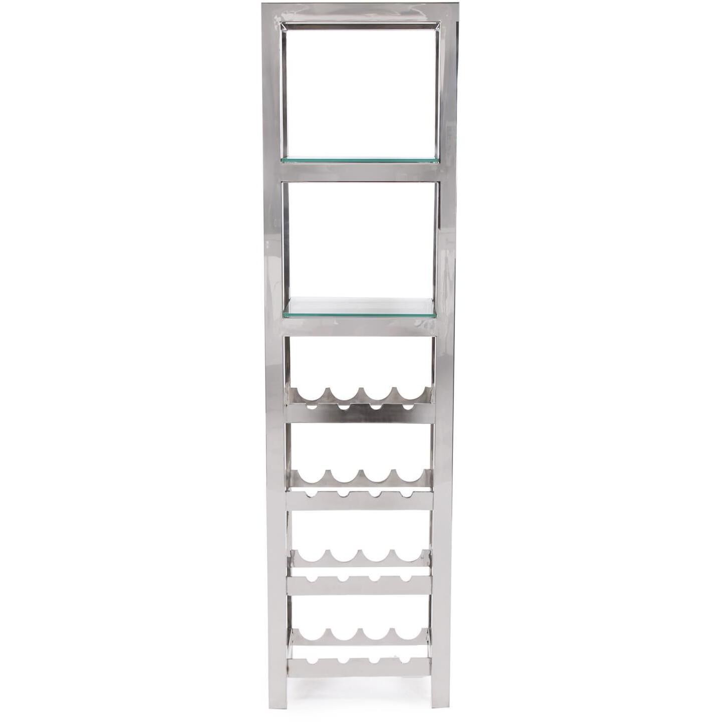 Graves 74.75 X 19.75 inch Silver Bar Etagere