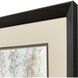 Woodland Shimmer Light Brown and Beige and Gray and Neutral Framed Art