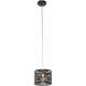 Troy 1 Light 7.75 inch Bronze Mini Pendant Ceiling Light