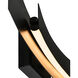 Candora LED 36 inch Black Vanity Light Wall Light
