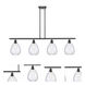 Ballston Large Waverly 4 Light 48 inch Matte Black Island Light Ceiling Light, Ballston