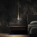 Beyond Solitude LED 6.5 inch Antique Nickel Mini Pendant Ceiling Light