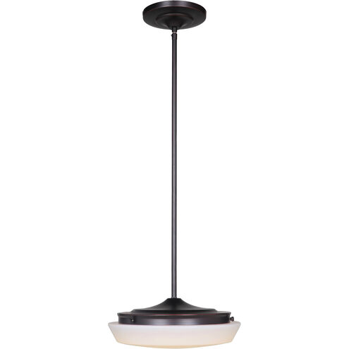 Signature LED 11.75 inch Oil Bronze Gilded Mini Pendant Ceiling Light in Oiled Bronze Gilded, Jeremiah