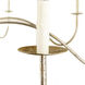 Lowcountry 8 Light Antique Platinum Chandelier Ceiling Light