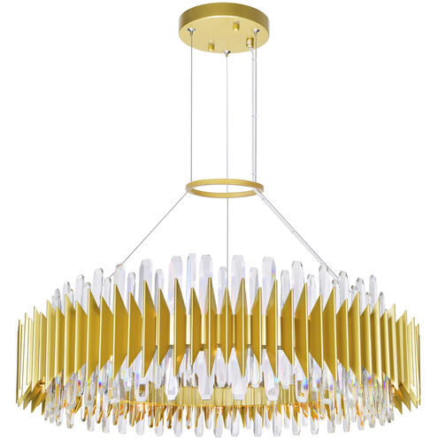 Cityscape 24 Light 39 inch Satin Gold Chandelier Ceiling Light