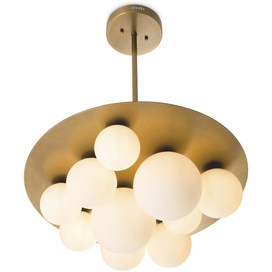 Orsini 10 Light 27.56 inch Antique Brass Chandelier Ceiling Light