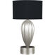 Allegretto 33 inch 150.00 watt Silver Table Lamp Portable Light