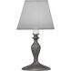 Ellie 10 inch Charcoal Candle Lamp Portable Light