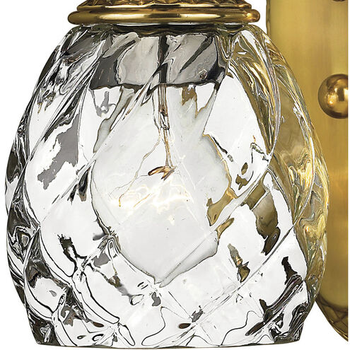 Plantation 1 Light 6.5 inch Burnished Brass Vanity Light Wall Light