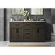 Alden 60 X 35 inch Mocha Brown Bathroom Vanity Cabinet
