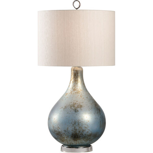 Wildwood 34 inch 100.00 watt Blue Mist/Polished Nickel Table Lamp Portable Light