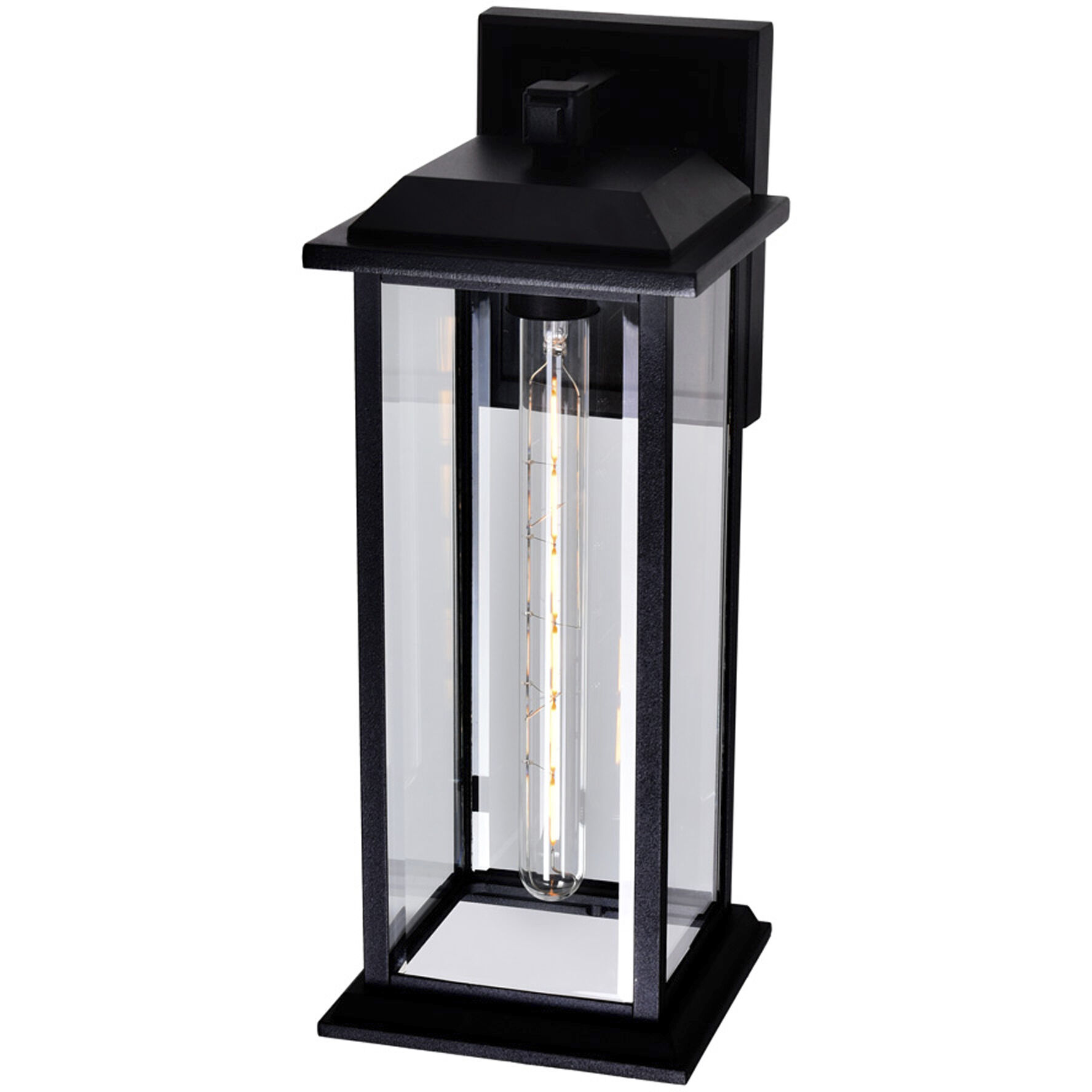 Blackbridge 1 Light 16 inch Black Outdoor Wall Light