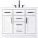 Alden 42 X 35 inch White Bathroom Vanity Cabinet