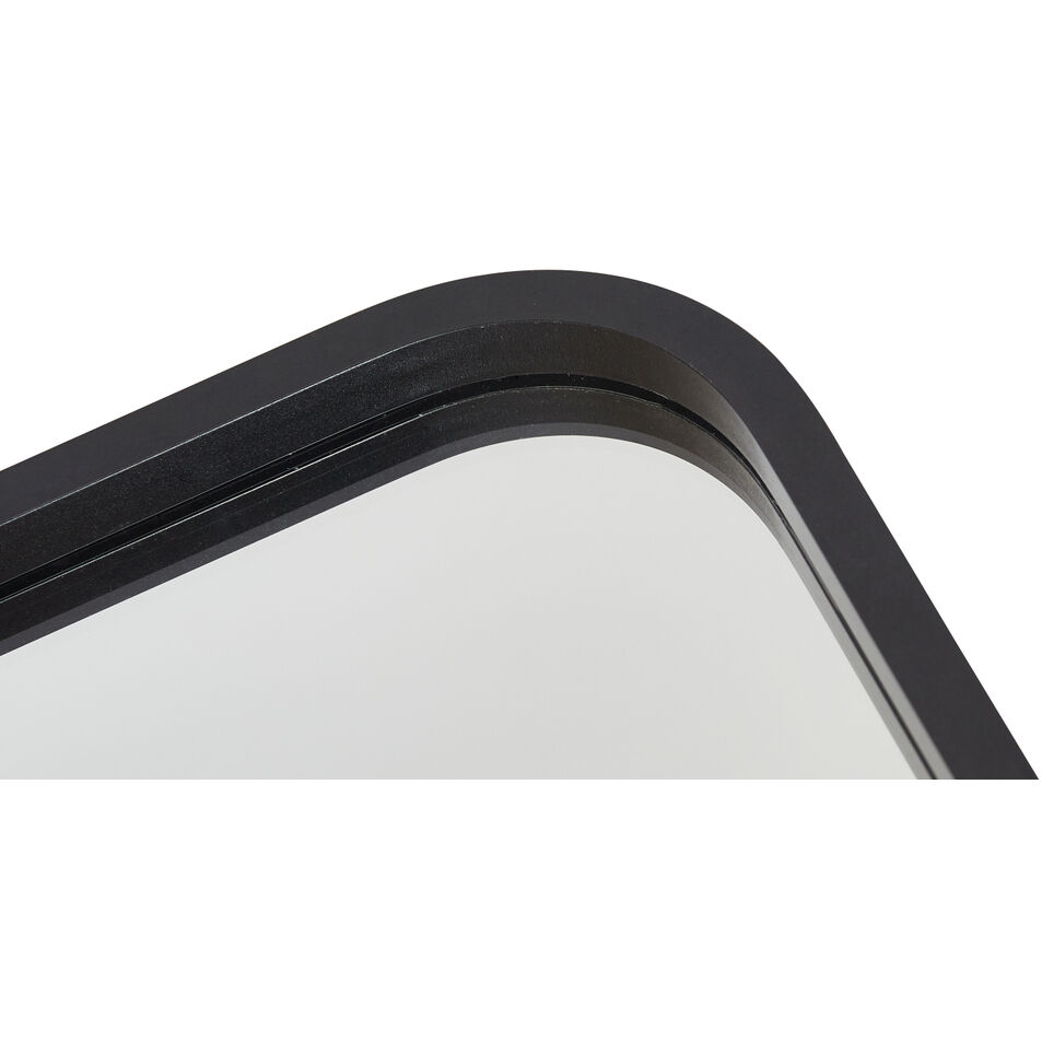 Everly 32 X 24 inch Black Mirror