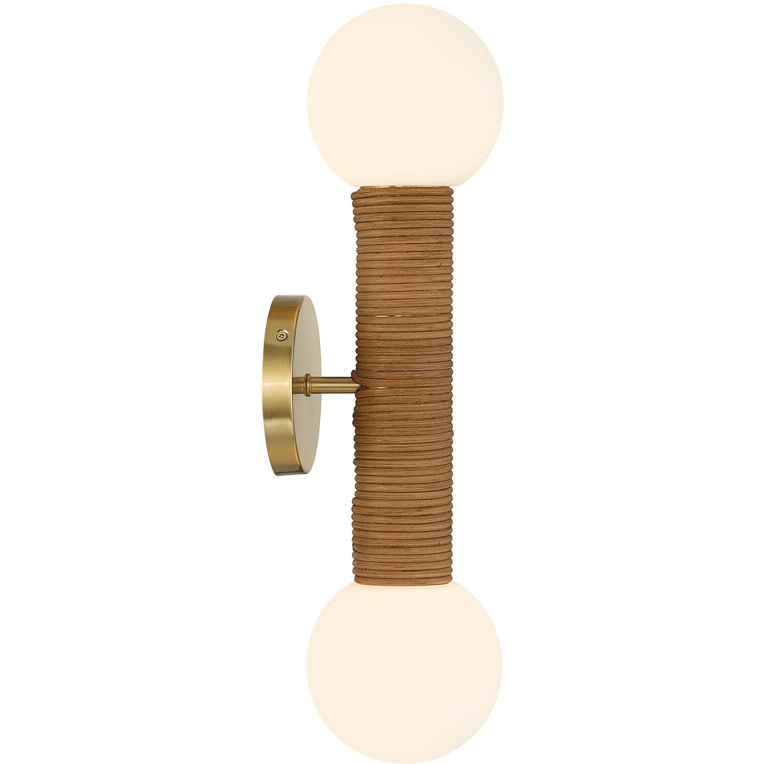 Jarrell 2 Light 5.13 inch Warm Brass Wall Sconce Wall Light