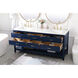 Sinclaire 72 X 22 X 34 inch Blue Vanity Sink Set