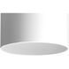 Cylinder LED 5 inch White Outdoor Flush Mount Cylinder in LED Lamping, Progress LED