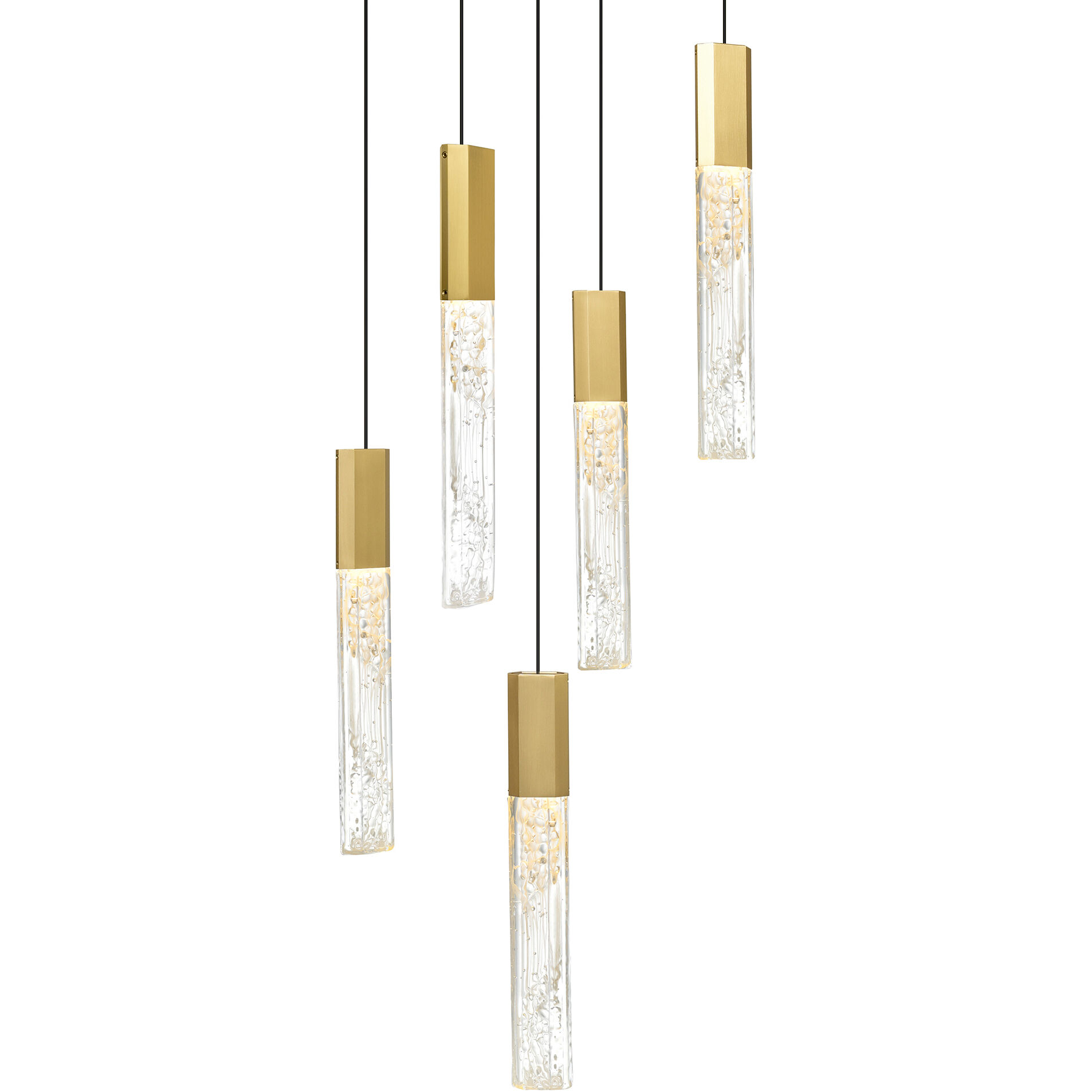 Greta LED 12 inch Brass Mini Pendant Ceiling Light