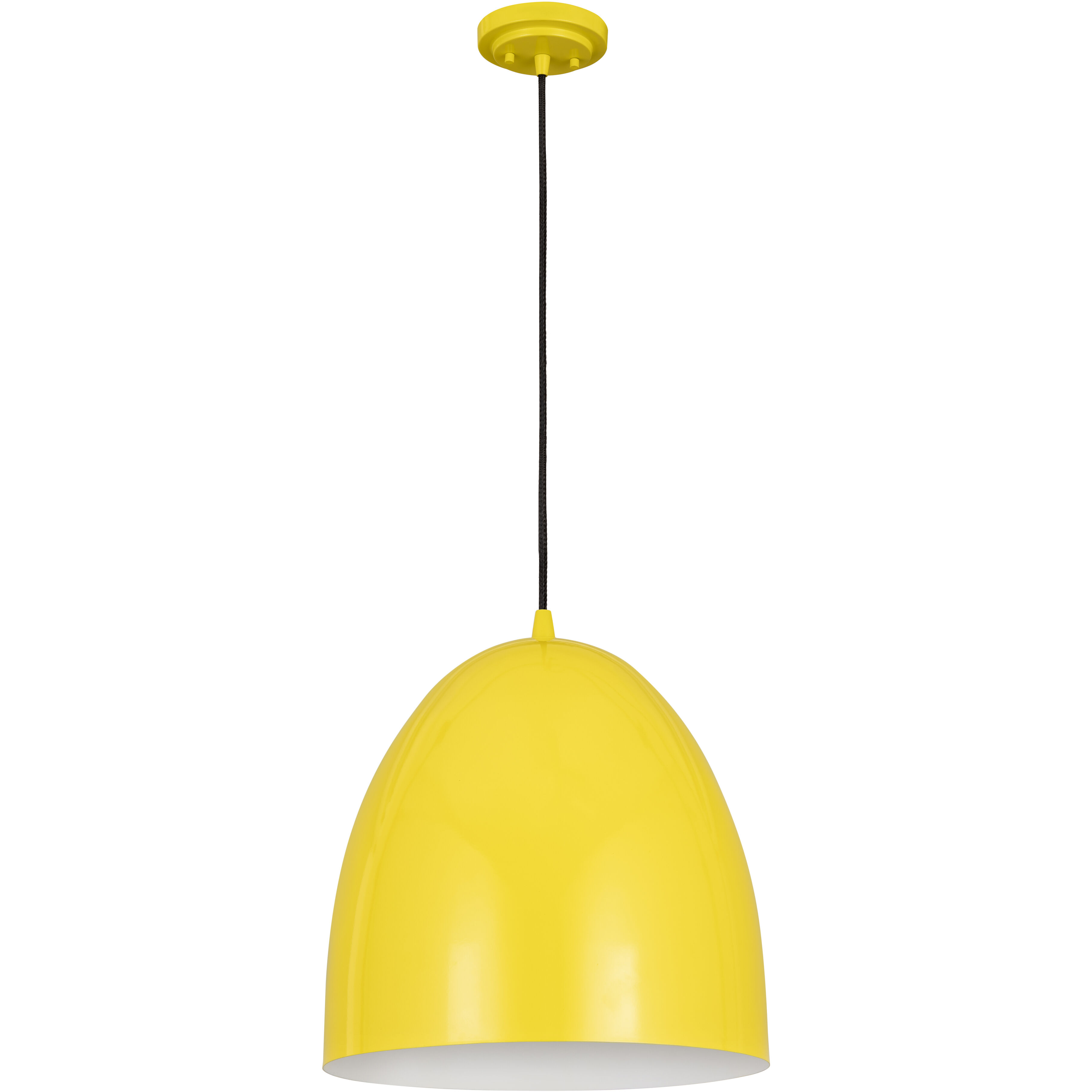Z-Studio 3 Light 19 inch Yellow Pendant Ceiling Light