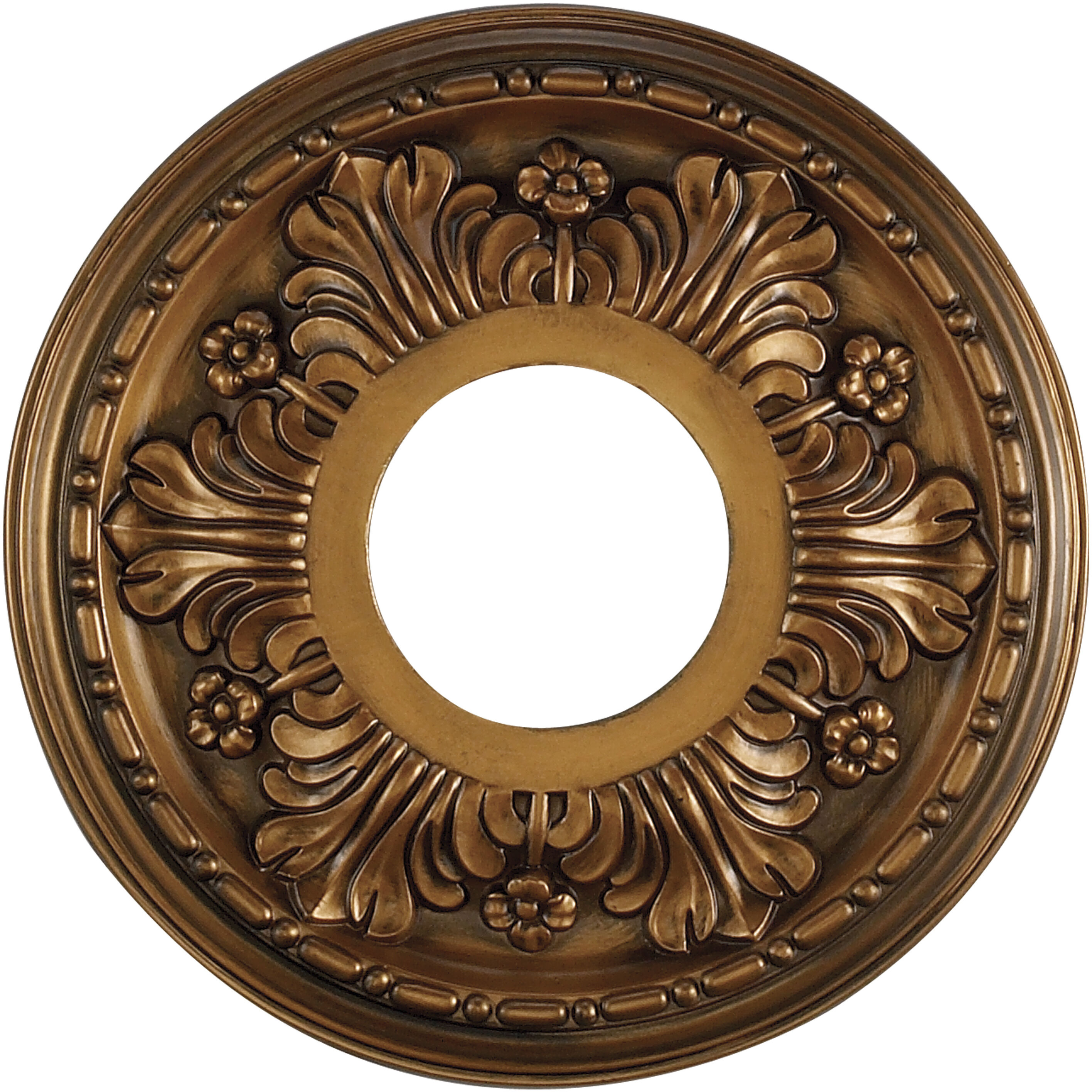 Acanthus Antique Bronze Medallion