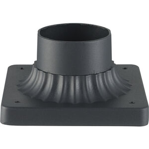 Canby 3 inch Black Outdoor Post Base Mount