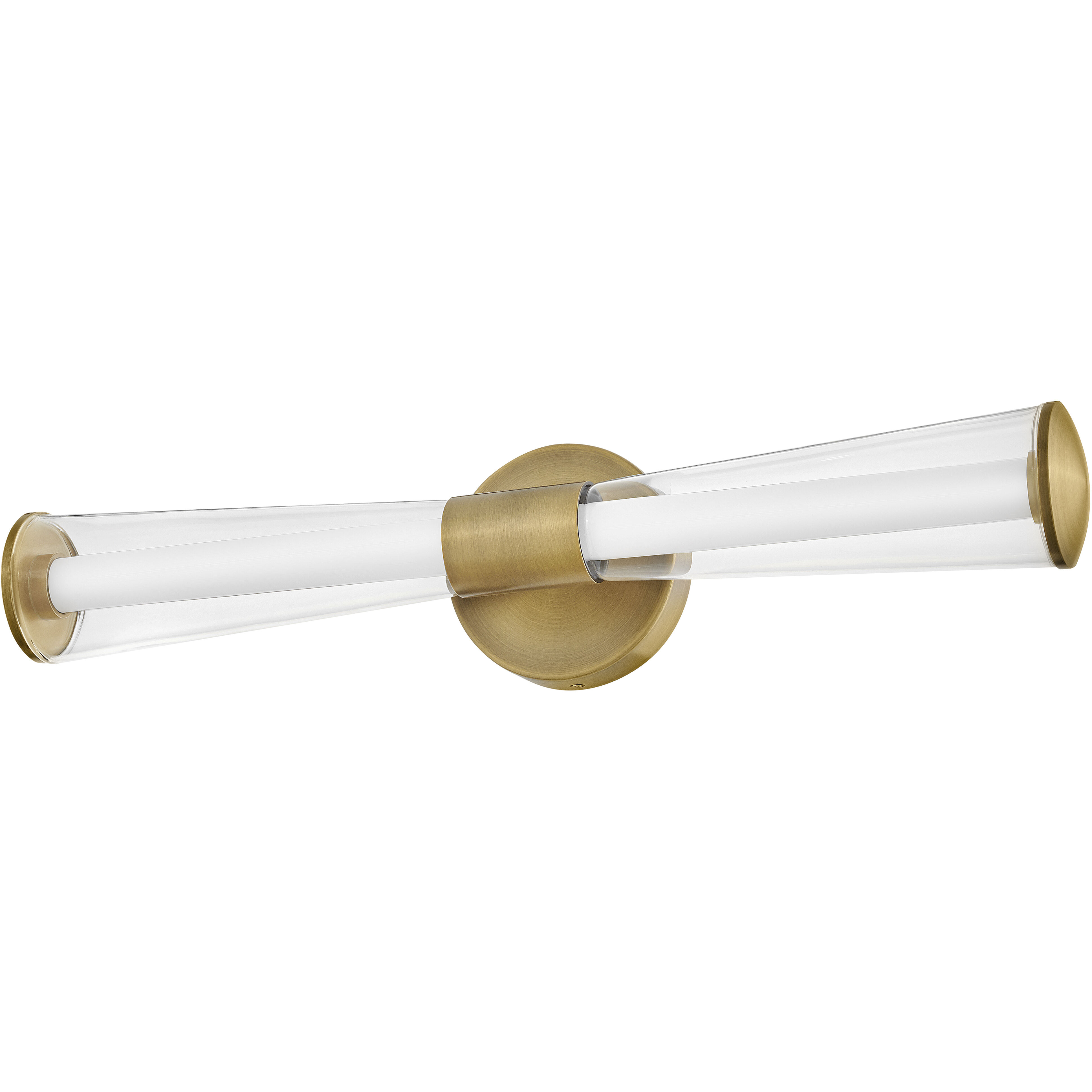 Elin LED 23 inch Lacquered Brass Vanity Light Wall Light, Vertical