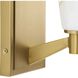 Tosca 1 Light 6 inch Brushed Bronze Wall Bracket Wall Light, Design Series