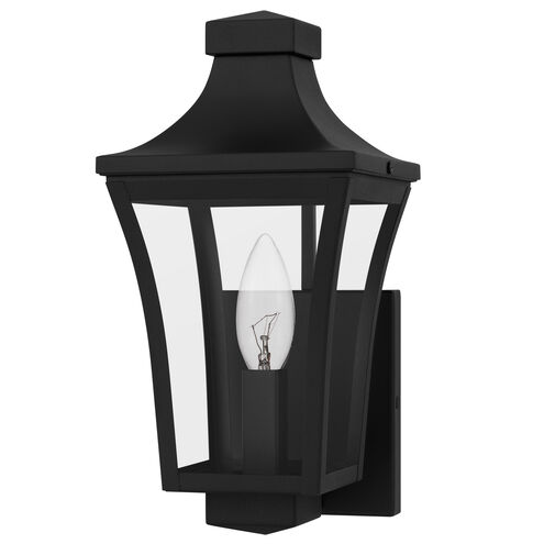 Quentin 1 Light 12 inch Earth Black Outdoor Wall Lantern, Small