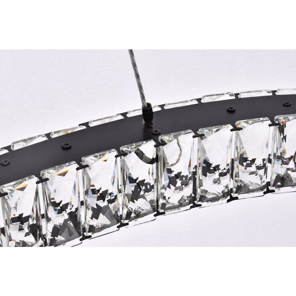 Monroe 1 Light 36 inch Black Pendant Ceiling Light