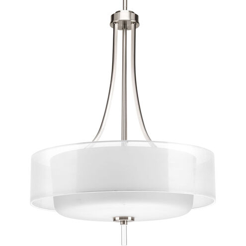 Beardsley 4 Light 20 inch Brushed Nickel Foyer Pendant Ceiling Light