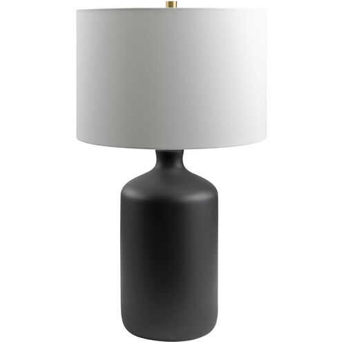 Helix 27.25 inch 100 watt Black Accent Table Lamp Portable Light