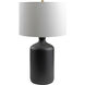 Helix 27.25 inch 100 watt Black Accent Table Lamp Portable Light