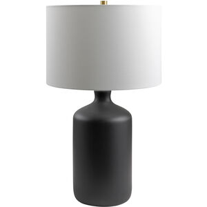 Helix 27.25 inch 100 watt Black Accent Table Lamp Portable Light